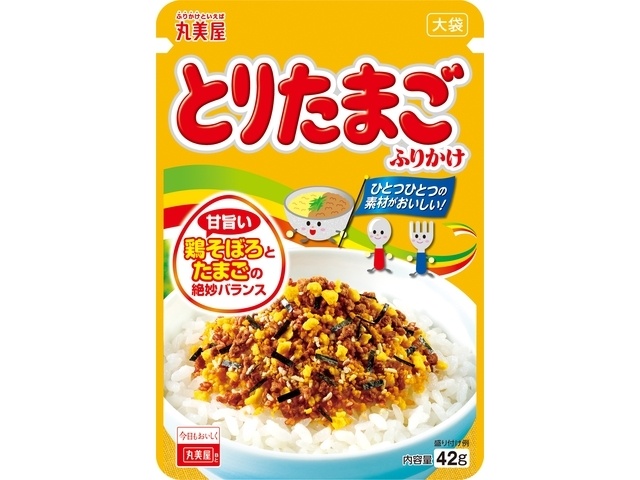 Marumiya Toritamago Furikake (Chicken and Egg Seasoning), Large Bag, 42g (Special Order Item) [Purchase Quantity: 80]