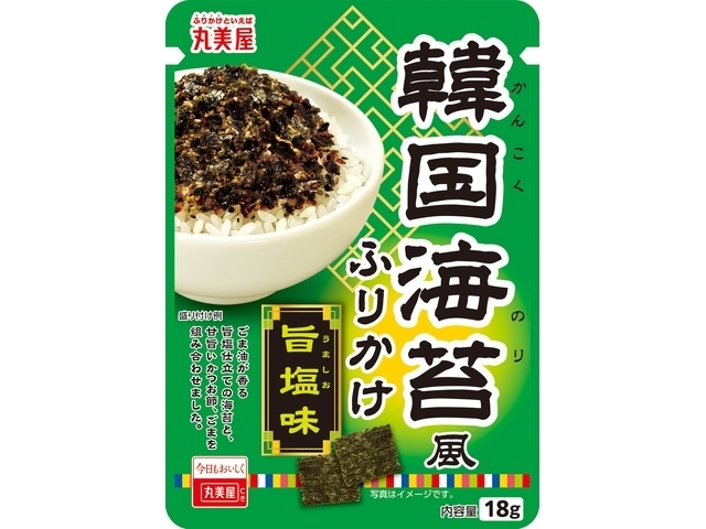 Marumiya Korean Nori-Style Furikake, Salty Flavor, 18g (Special Order Item) [Purchase Quantity: 120]