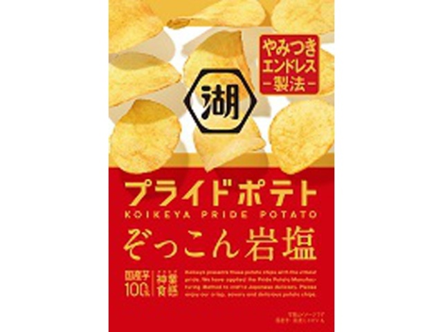 Koikeya Pride Potato Rock Salt, 55g (Purchase 12 pieces)