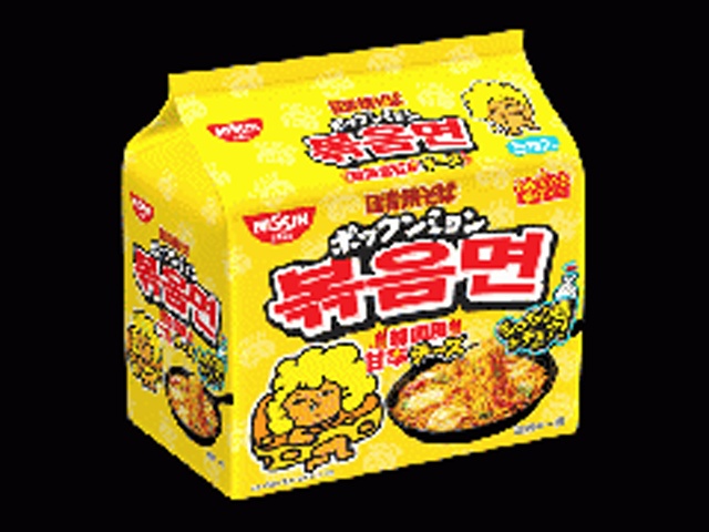 Nissin Yakisoba Bokkeum Myeon Korean Style Sweet and Spicy Cheese 5 Servings (Special Order Item) [Purchase Quantity: 18]