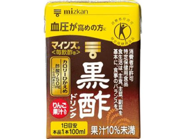 Mitsukan Mind's Black Vinegar Drink Bottle, 100ml (Special Order Item) [Purchase 15]