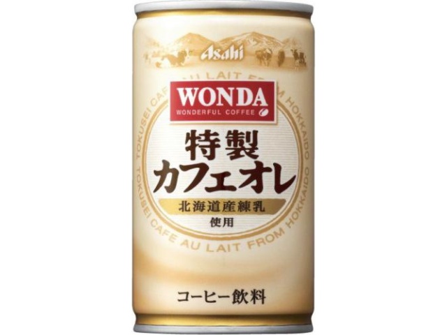 WONDA Special Cafｨｦ au Lait Can, 185g [This Month's Special Drink]  [Purchase 30]