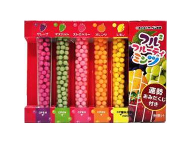 Chi-Lin Confectionery Furufuru Fruity Mints 27g (Pack of 12)
