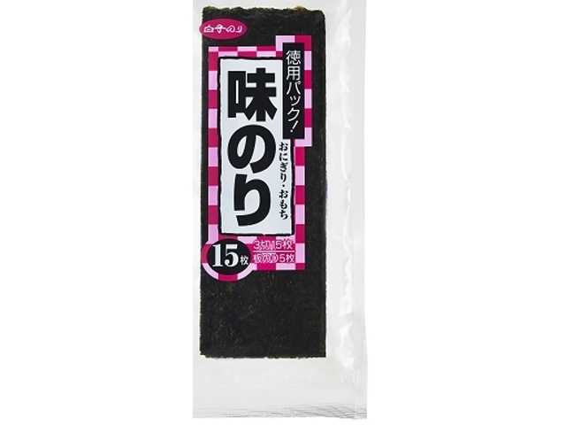 Korean-flavored seaweed rice balls (3 slices, 15 pieces) [This month's special offer: dried goods] Special order item [Purchase quantity: 60]