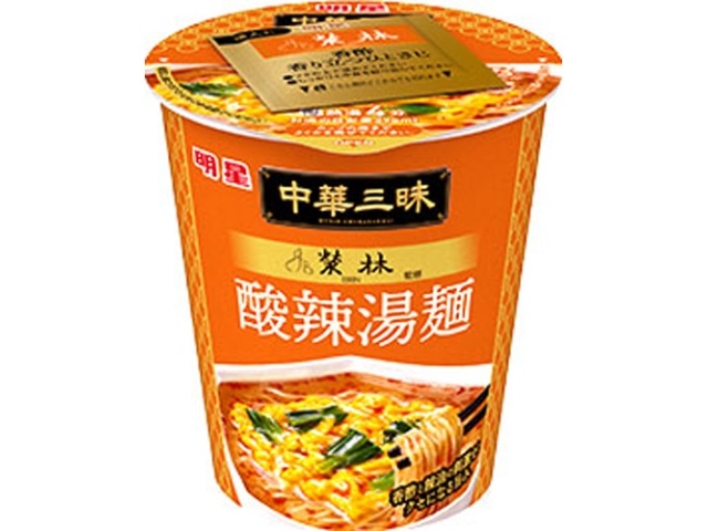 Myojo Chuka Sanmai Vertical Eirin Hot and Sour Soup Noodles (12 pieces)