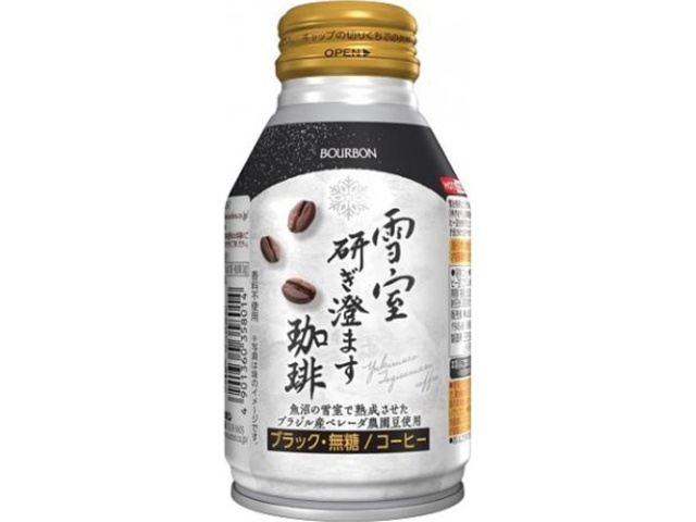 Bourbon Yukimuro Togimasu Coffee, B-can, 260ml (Special Order Item) [Purchase Quantity: 24]