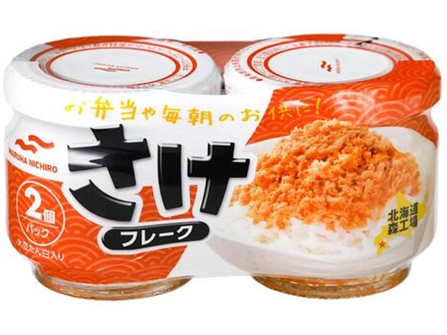 Maruha Salmon Flakes, 50g x 2 bottles (Purchase of 12)