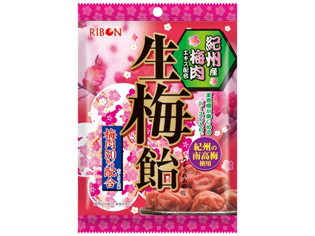 Ribbon 54g Kishu Ume Ume Candy (Pack of 12)