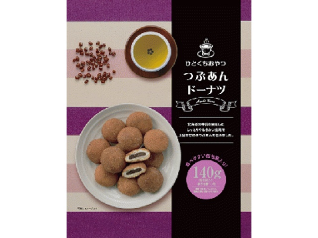 Ribbon Bite-Sized Red Bean Donuts, 140g (Pack of 10)