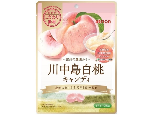 Atorion Kawanakajima White Peach Candy 70g (Purchase 6)