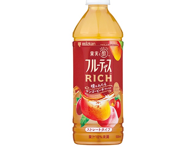 Mitsukan Fruitis Rich Mango Peach 500ml (Special Order Item) [Purchase Quantity: 24]