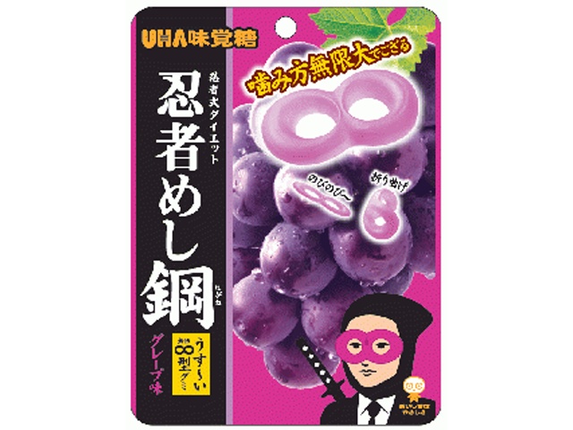 Mikakuto Ninja Meshi Steel Grape Flavor 45g (Purchase 10)