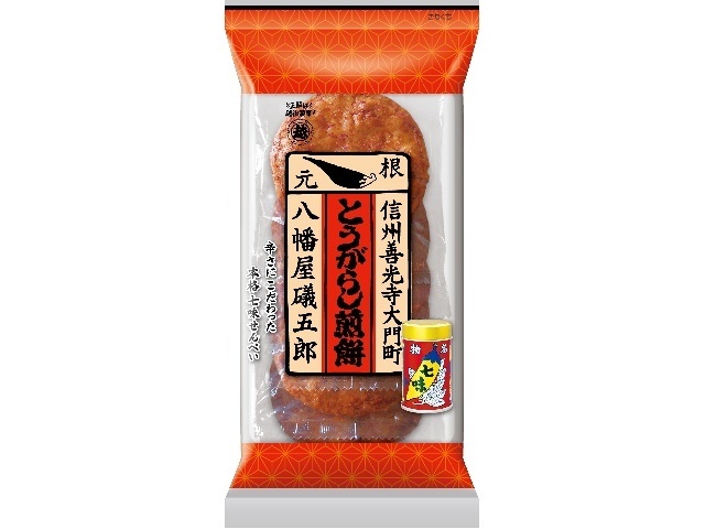 Echigo Seika Shichimi Togarashi Rice Crackers, 6 pieces (Purchase Quantity: 12)