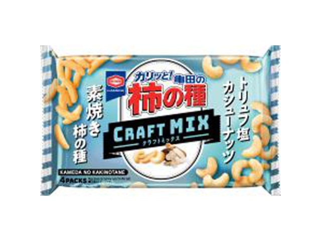 Kameda Kakinotane Craft Mix Cashew Nuts (4 bags) (Special Order Item) [Purchase Quantity: 12]