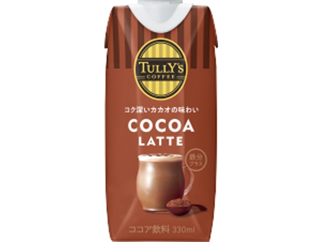 Tully's Cocoa Latte, 330ml, Made-to-order item [Purchase 12]