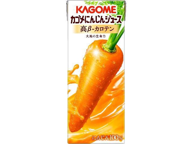 Kagome Carrot Juice, High Beta-Carotene, 200ml (Backordered) [Purchase Quantity: 24]