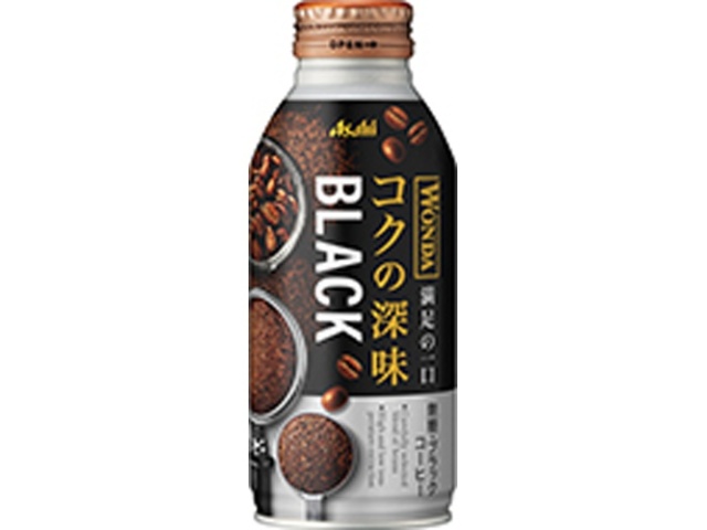 WONDA Rich Black Coffee, 400g Can B (24 cans)