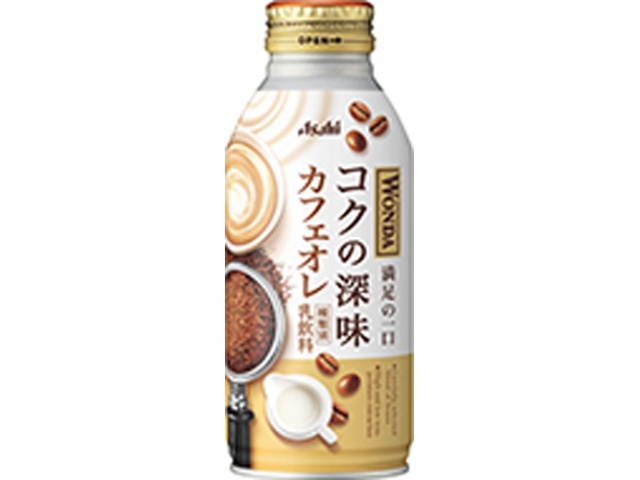 WONDA Rich Cafe au Lait, B-can, 370g (24 cans)