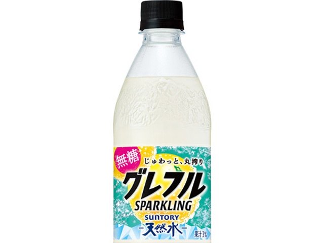 Suntory Tennensui SPARK Grapefruit P500ml [This Month's Special Drinking Water] Special Order Item [Purchase Quantity: 24]