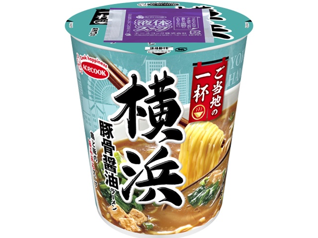 Ace Local Bowl Yokohama Tonkotsu Soy Sauce Ramen  [Purchase 12]