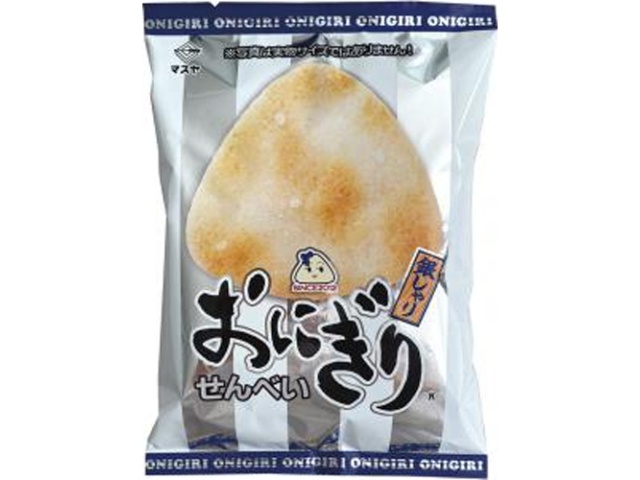 Masuya 58g Onigiri Senbei (Silver Rice Crackers) - Special Order Item (Purchase Quantity: 20)