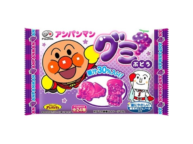 Fujiya Anpanman Gummy Grape 6 pieces [Limited quantity]  [Purchase quantity: 20] [Limited quantity] ％