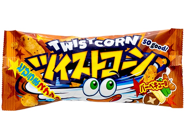 Yaokin Twisted Corn, Barbecue Flavor, 14g (Pack of 30)