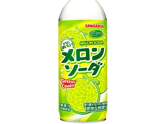 Sangaria Melon Soda, Can B, 500g (Special Order Item) [Purchase Quantity: 24]