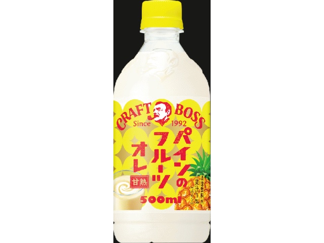 Craft Boss Pineapple Fruit Au Lait P 500ml (Special Order Item) [Purchase Quantity: 24]