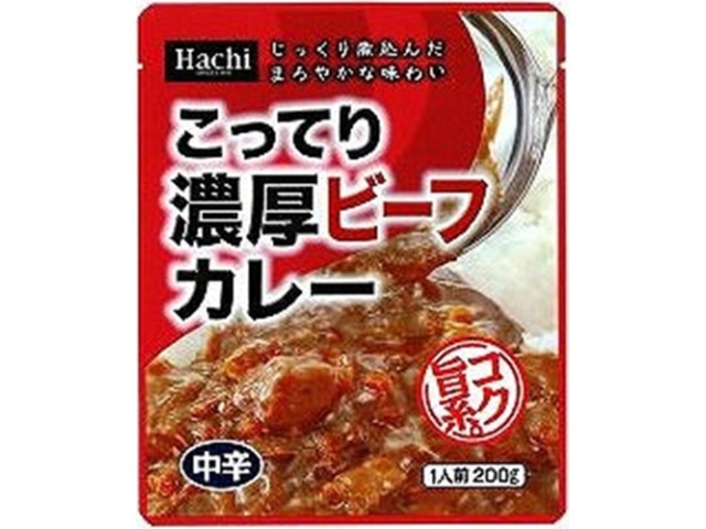 Hachi Foods Rich and Thick Beef Curry 200g (Pack of 20)