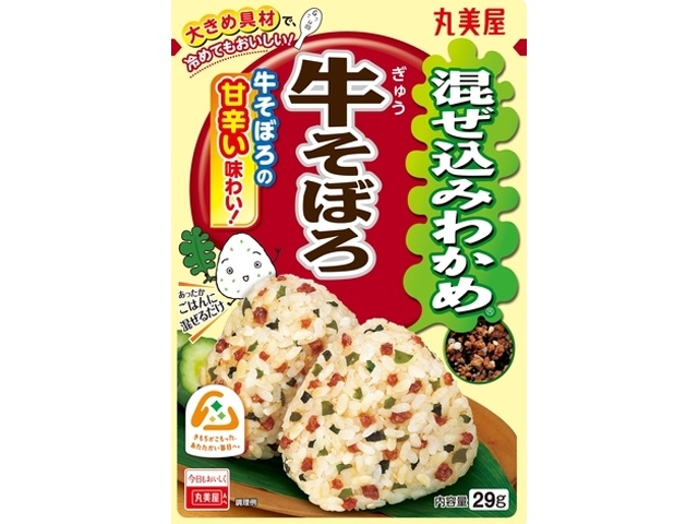 Marumiya Mixed Wakame Seaweed with Minced Beef, 29g (Special Order Item) [Purchase Quantity: 120]