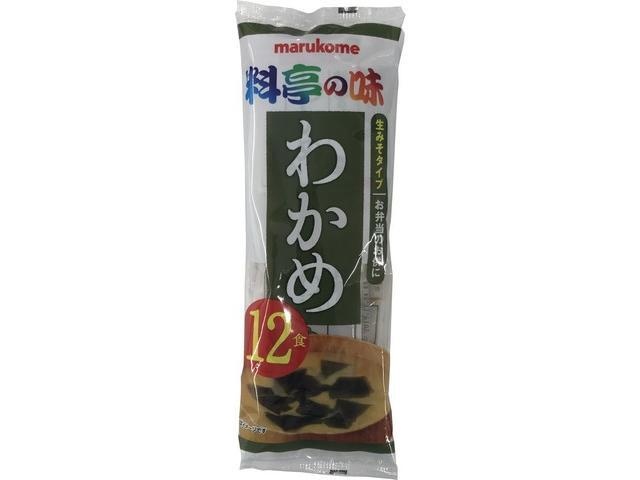 Marukome Instant Miso Soup with Wakame Seaweed, 12 servings (12 units per pack)