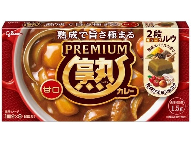 Glico Premium Matured Curry, Mild, 160g (Pack of 10)