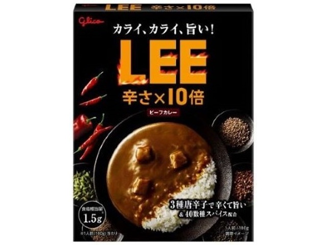 Glico Beef Curry LEE, 10x Spicy, 180g (Special Order Item) [Purchase Quantity: 60]
