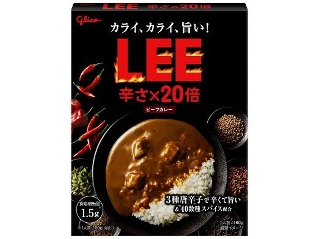 Glico Beef Curry LEE, 20x Spicy, 180g (Special Order Item) [Purchase Quantity: 60]