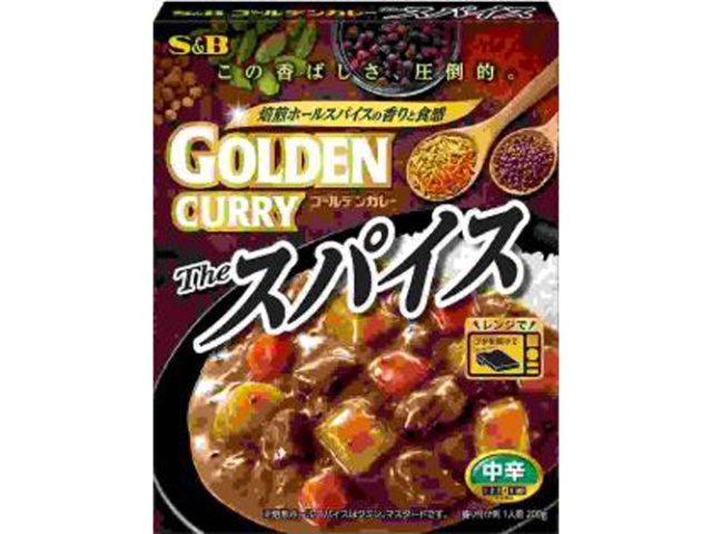 S&B Golden Curry Retort The Spice, Medium Spicy (Purchase 5)