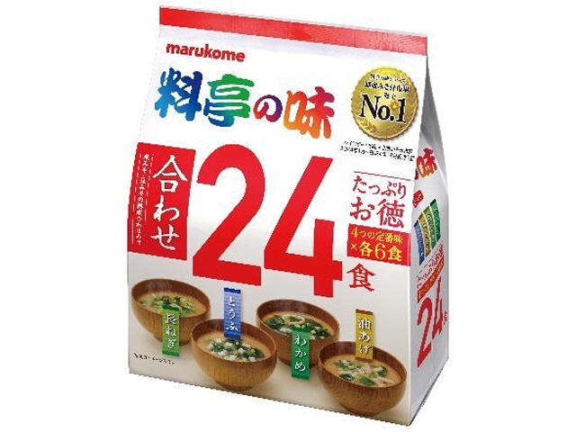 Marukome Plenty of Taste of a Great Value Restaurant, 24 servings (6 packs)