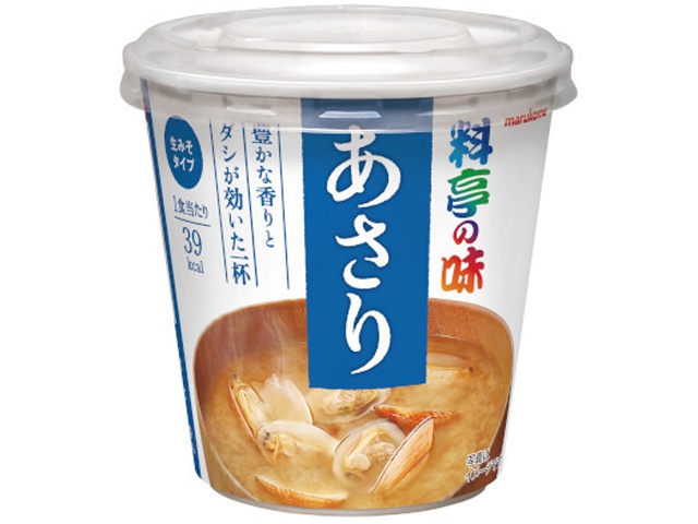 Marukome Cup Restaurant-Style Clams (1 serving)  [Purchase 6]