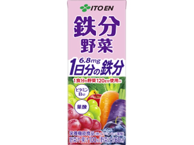 Ito En Iron Vegetable Sugar, 200ml (Backordered) [Purchase Quantity: 24]