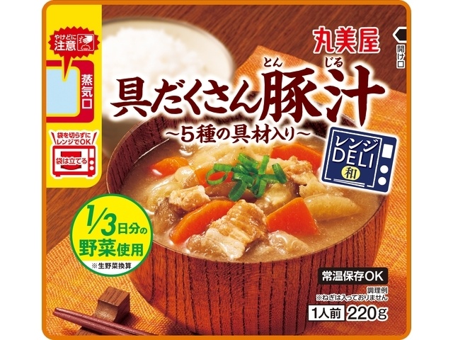 Marumiya Microwave Deliver Pork Soup 220g (Purchase 5)