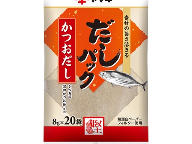 Yamaki Dashi Pack, Bonito Dashi, 8g x 20 Bags (Special Order Item) [Purchase Quantity: 48]