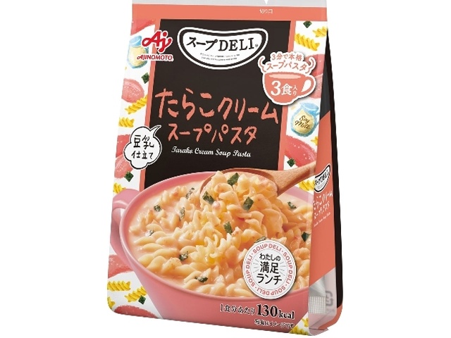Ajinomoto Soup DELI Cod Roe Cream Pasta (3 servings)  [Purchase 10]