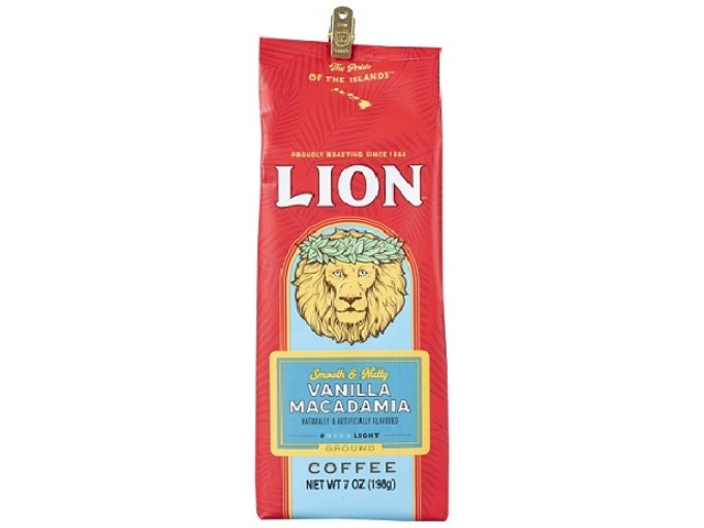 Lion Coffee Vanilla Macadamia Powder, 198g (Special Order Item) [Purchase 15]