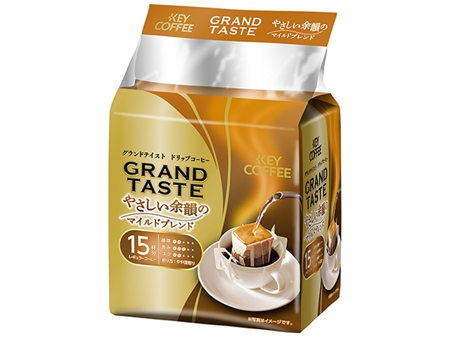 Key Drip Bag, Mild with a Gentle Aftertaste, 15p (Pack of 6)