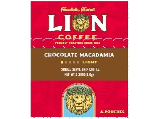 Key Lion Coffee Chocolate Macadamia 4-Piece Set (Special Order Item) [Purchase Quantity: 36]