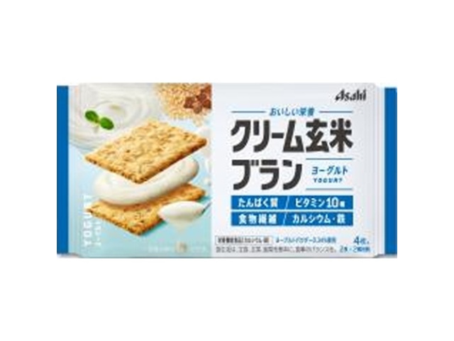 Asahi Group Foods Creamy Brown Rice Bran Yogurt 72g (Pack of 6)