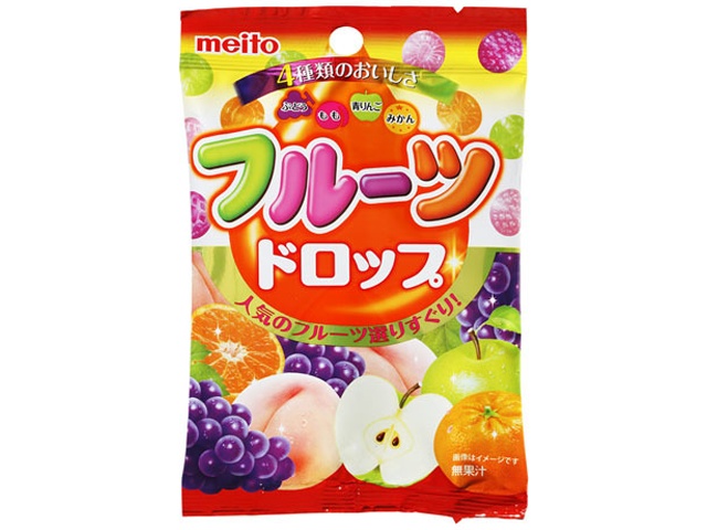 Meito Fruit Drops 57g (Purchase 10)