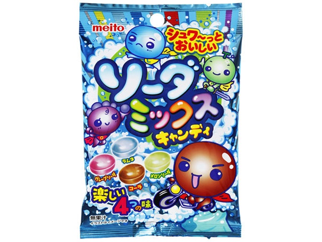 Meito Soda Mix Candy 56g (Purchase 10)