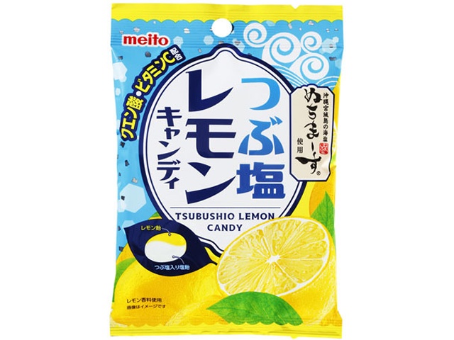 Meito Crushed Salt Lemon Candy, 47g (Special Order Item) [Purchase 60]