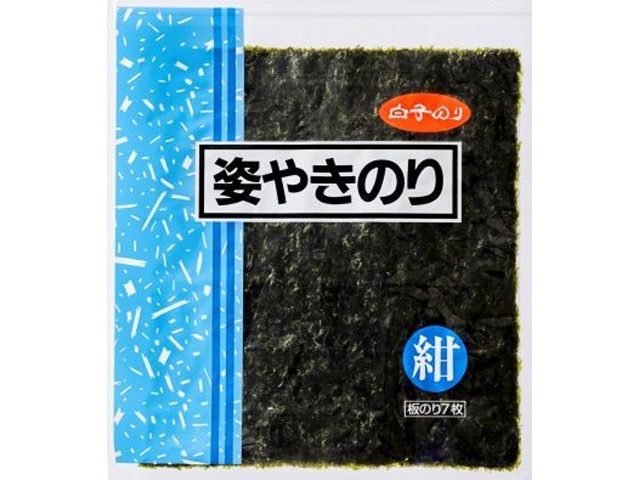 Korean Whole Roasted Nori (Seaweed) Milt, Navy Blue, 7 Sheets (Special Order Item) [Purchase Quantity: 40]